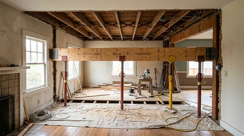 Beam Replacement & Load-Bearing Wall Removal San Jose